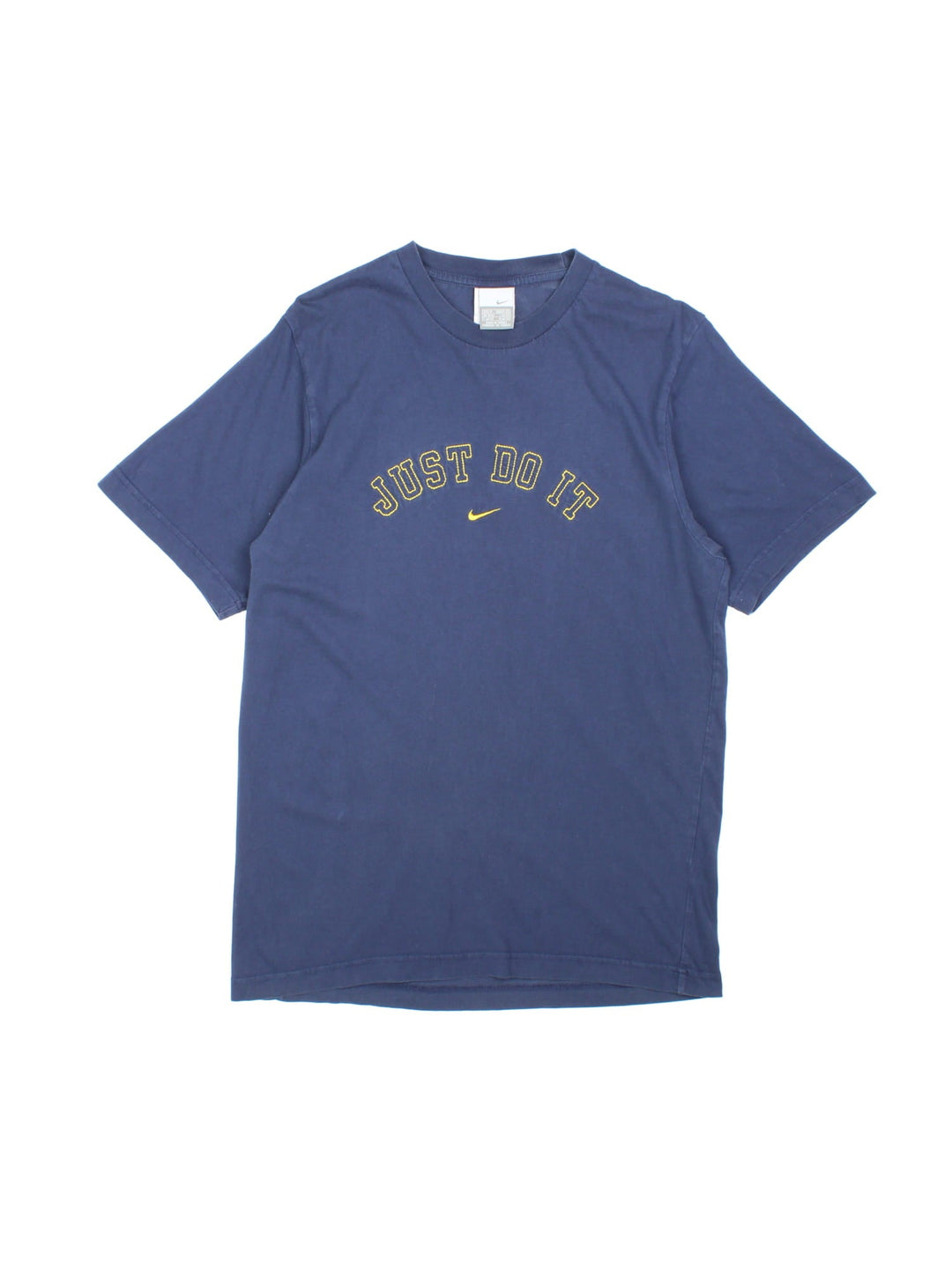 Vintage Nike T-Shirt in a navy blue colourway with the logo and graphic printed on the front.