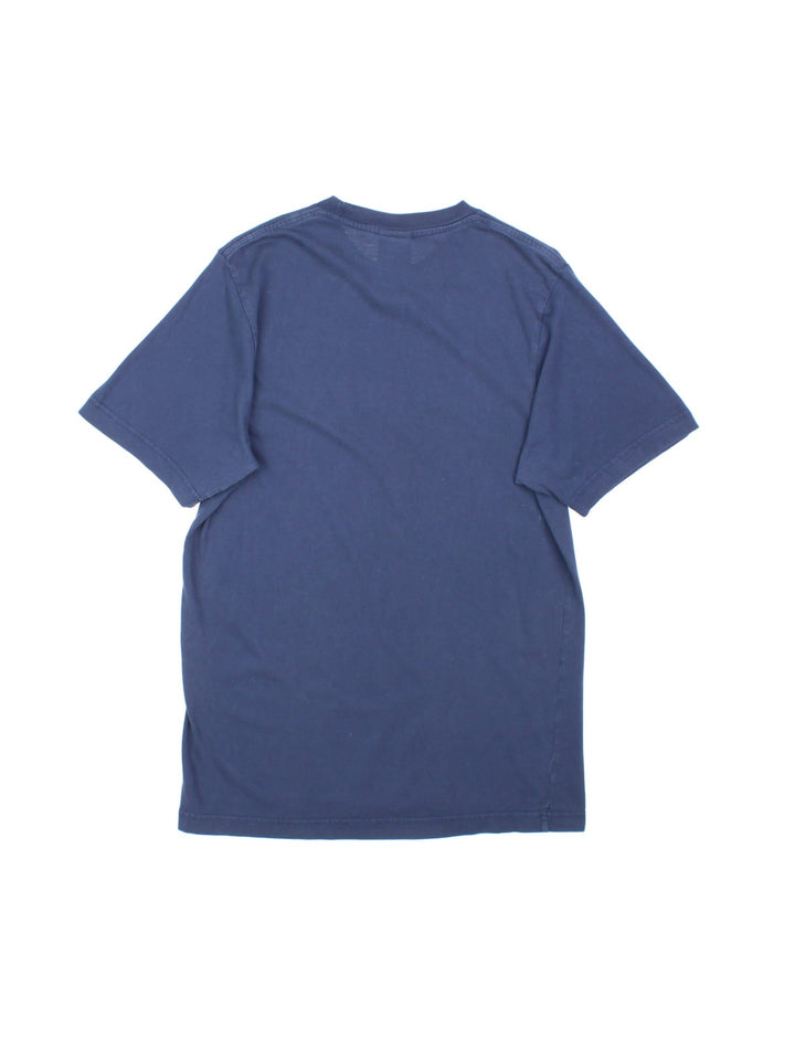 Vintage Nike T-Shirt in a navy blue colourway with the logo and graphic printed on the front.