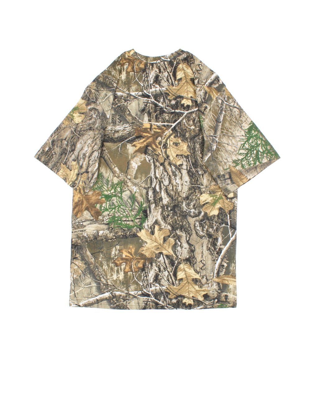 Vintage Realtree Camo T-Shirt in a green colourway, features all over camo print and small logo on the front.