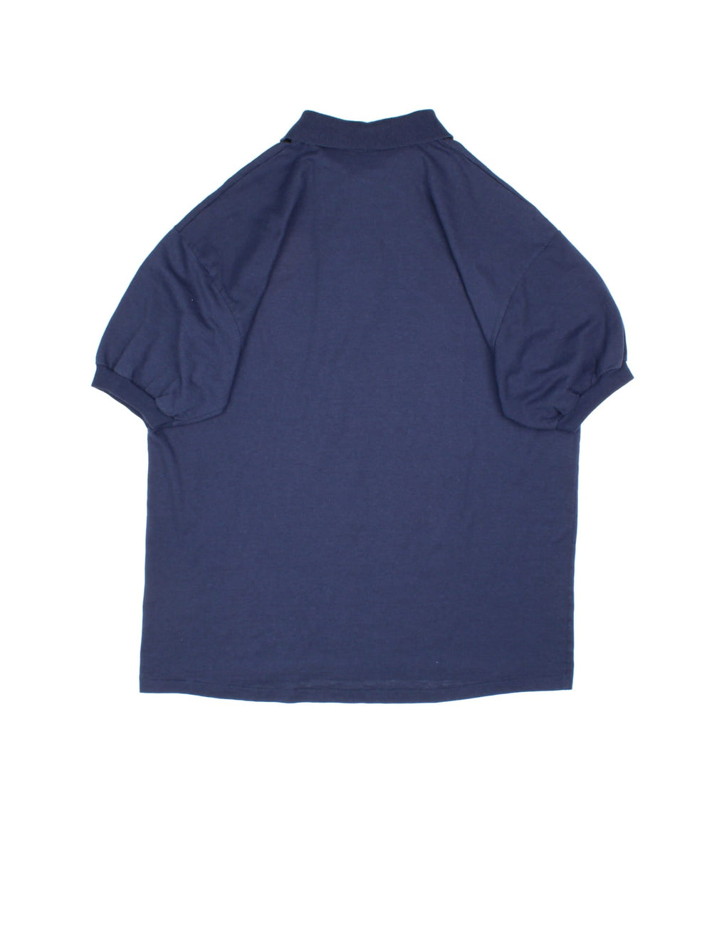 Vintage Girls Nation Auxilary Polo Shirt in a blue colourway, features button up and small printed logo on the front.