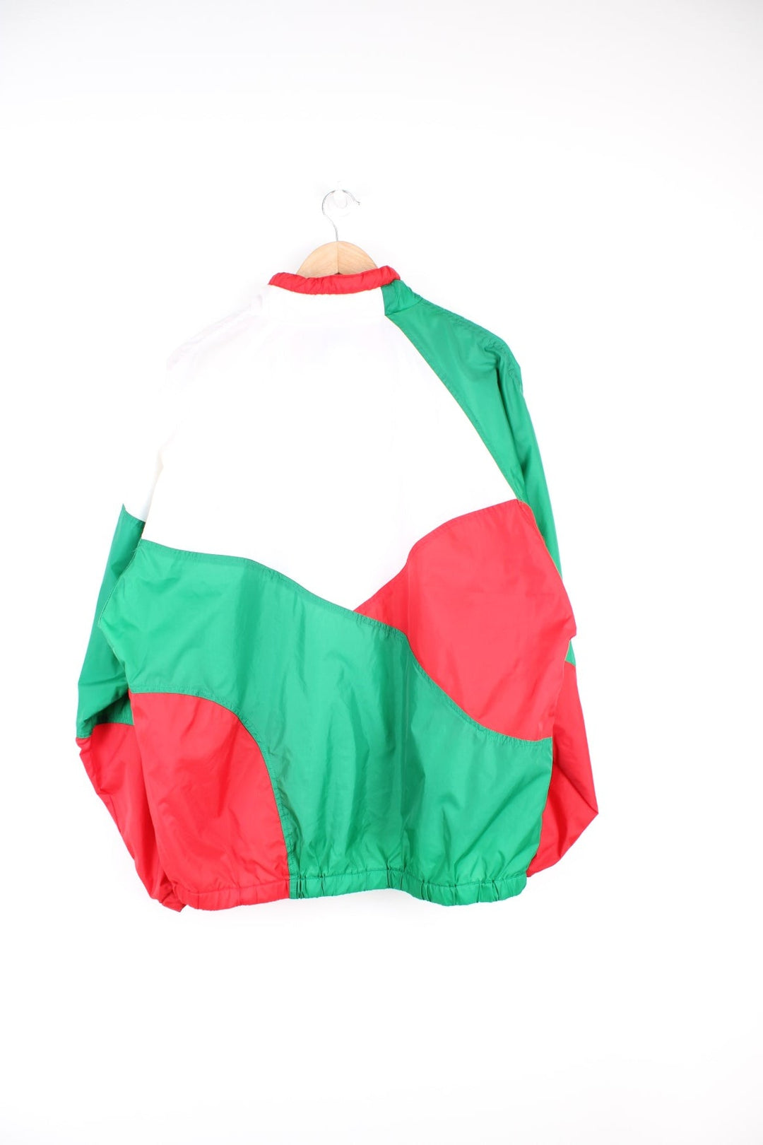 World Cup Italy 1994 Apex tracksuit top in white, green and red. Features embroidered logo on the chest and sleeve. 