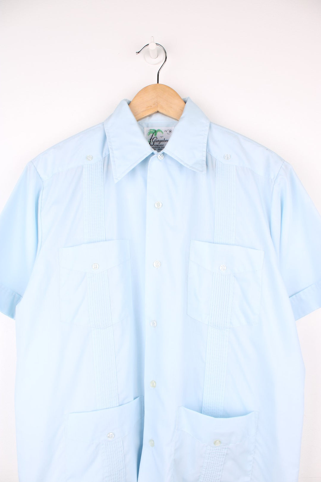 Short-Sleeved Embroidered Shirt