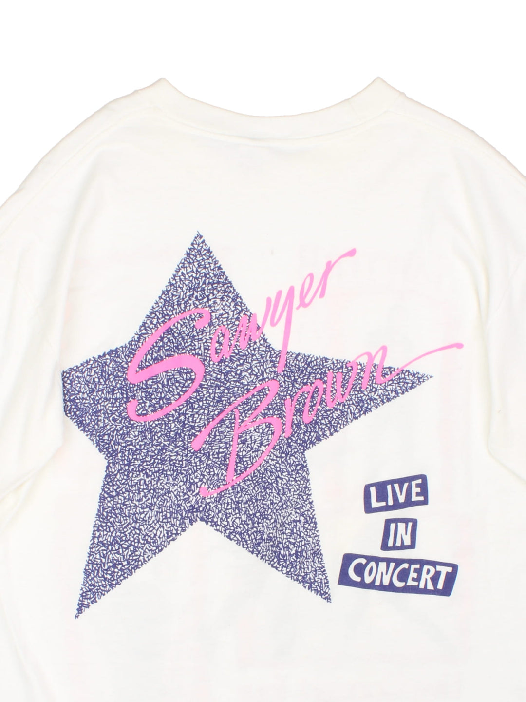 Sawyer Brown 1991 Tour Graphic White T-Shirt