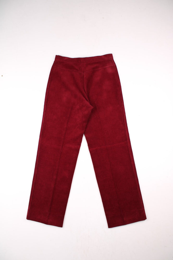  70's Corduroy Trousers in a  colourway, high waisted trousers, plain with no pockets.