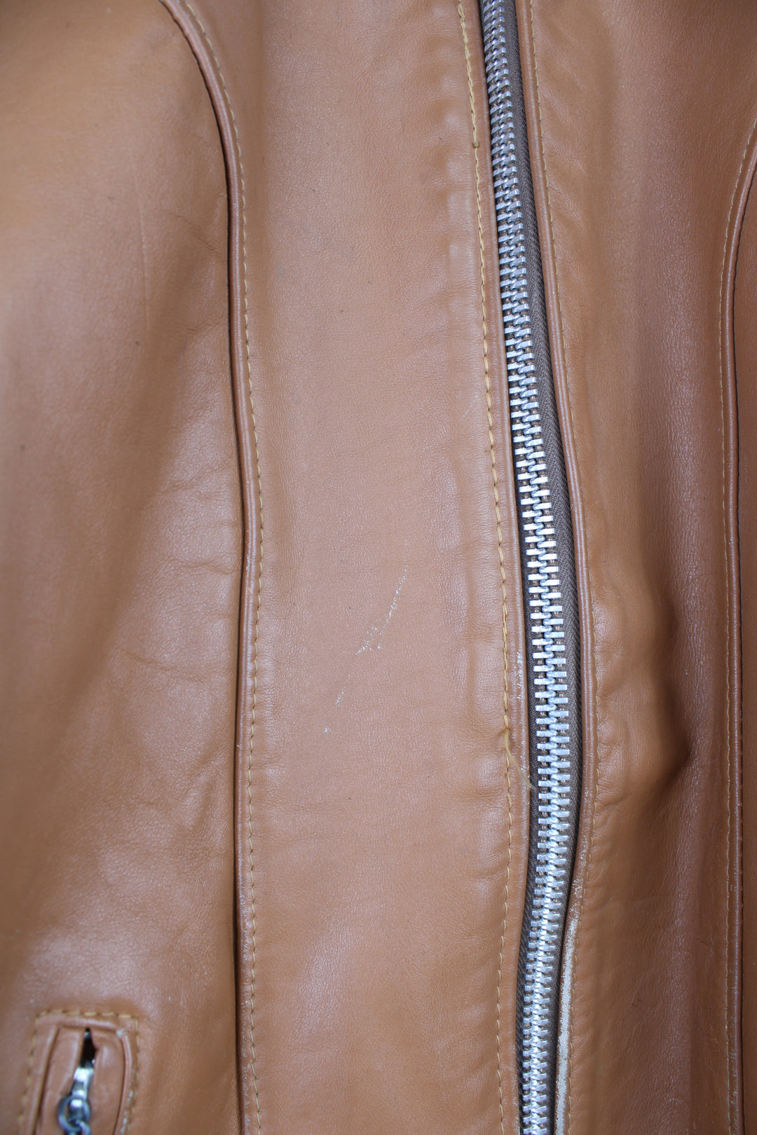 Vintage Cycle Rider Leather Jacket