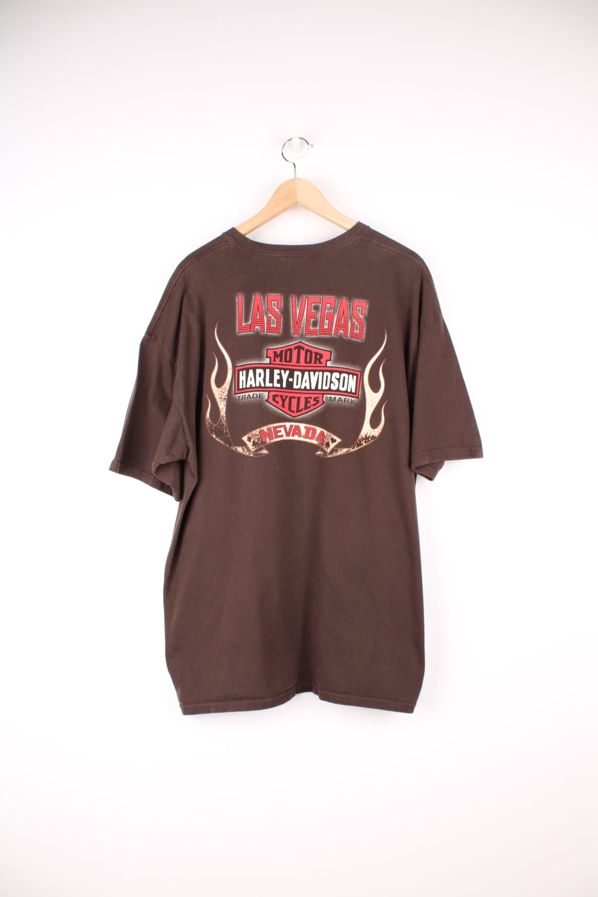 Harley-Davidson Las Vegas graphic t-shirt in brown