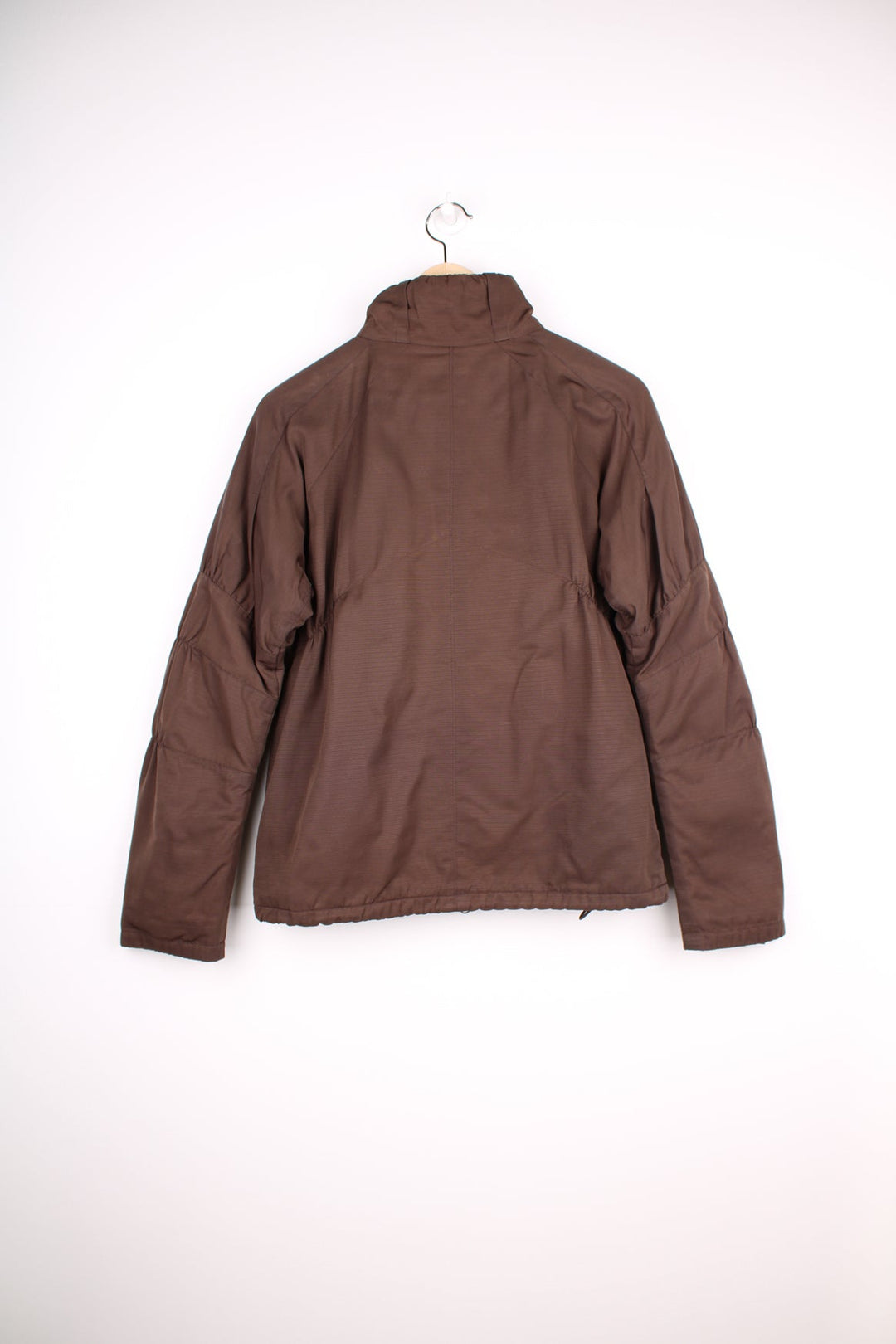 Nike ACG brown fleece lined jacket. Features embroidered logo on the chest. 