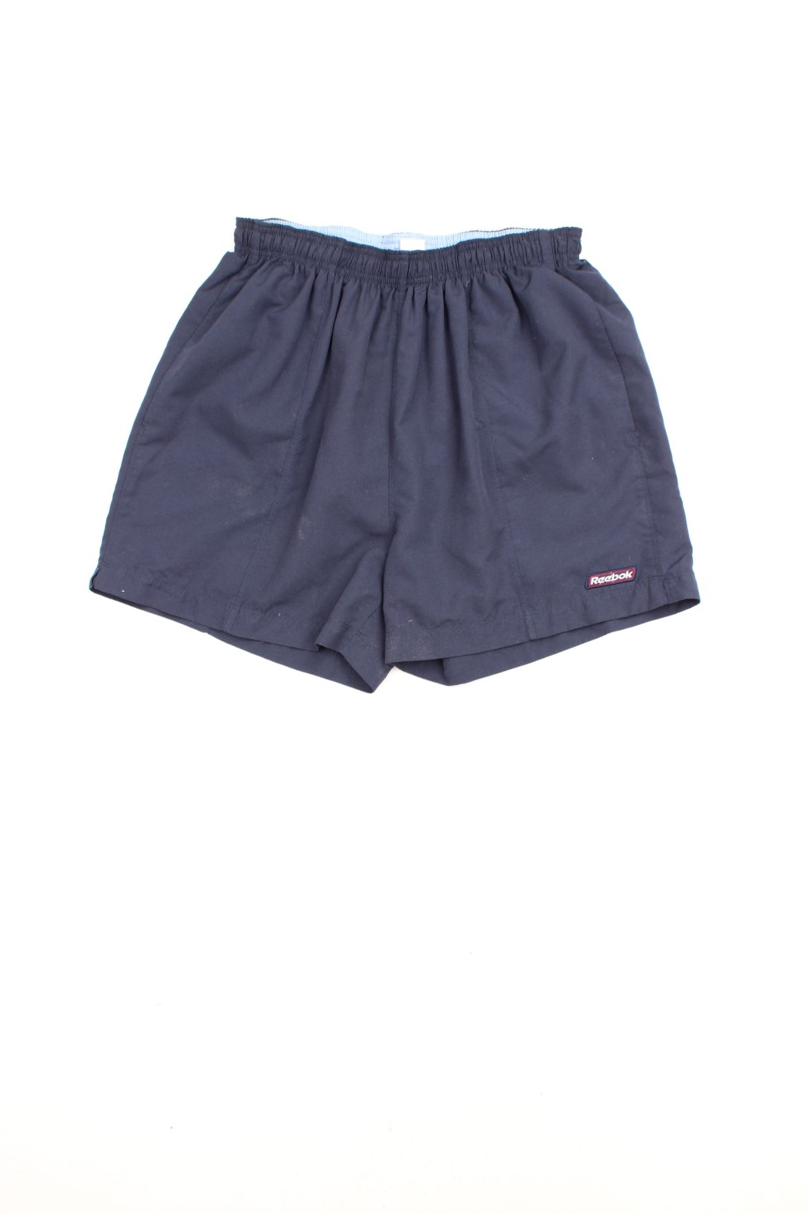 Reebok Shorts in a blue colourway, has an elasticated waist, mesh netted lining, side pockets, and the logo embroidered on the front. 