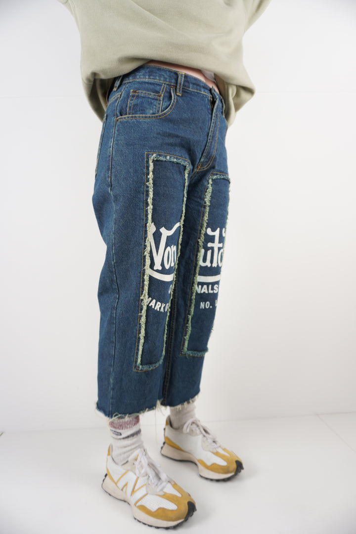 Y2K Von Dutch Cropped Jeans