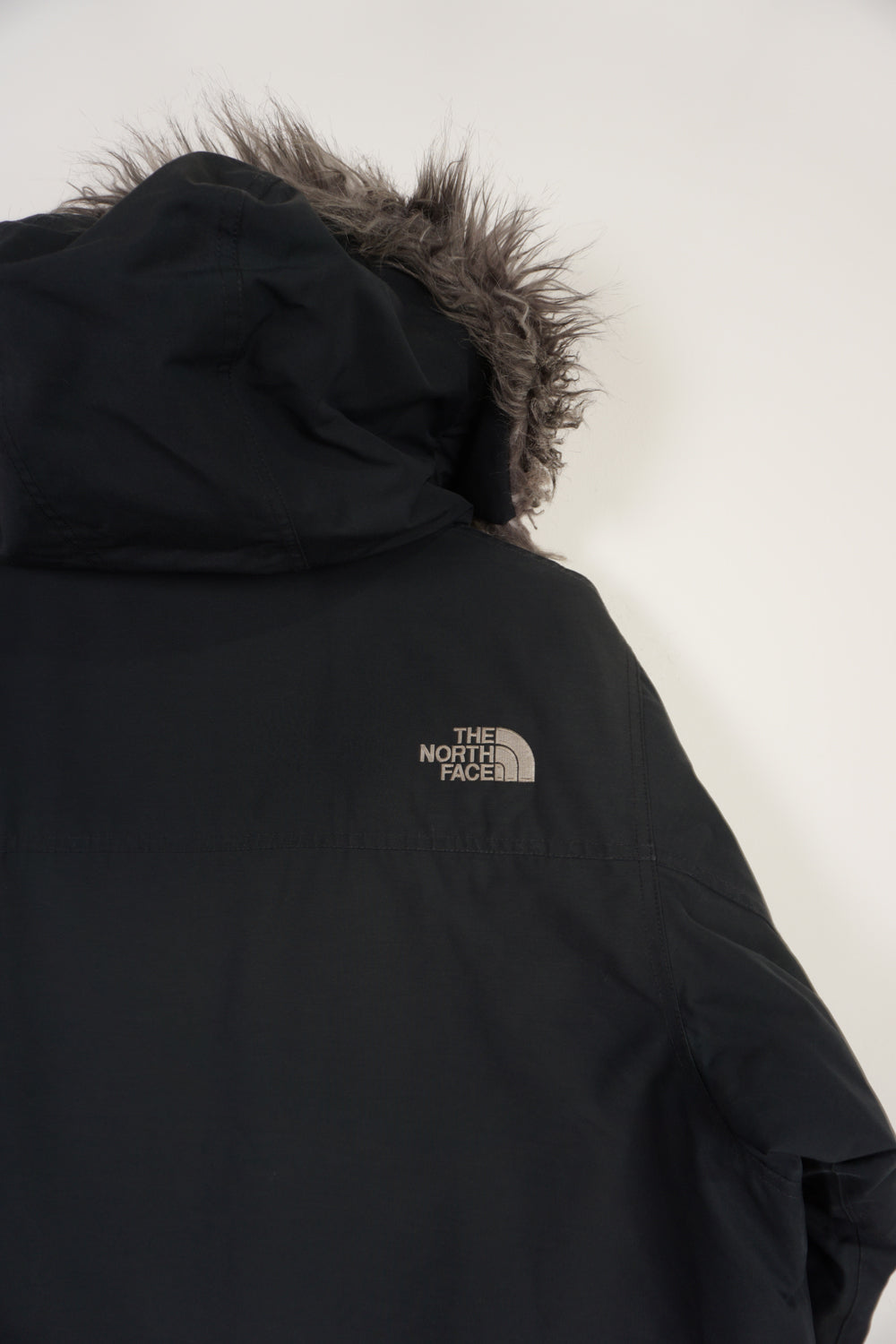 All black The North Face zip through HyVent jacket with embroidered logo, multiple pockets and detachable hoodAll black The North Face zip through HyVent jacket with embroidered logo, multiple pockets and detachable hood