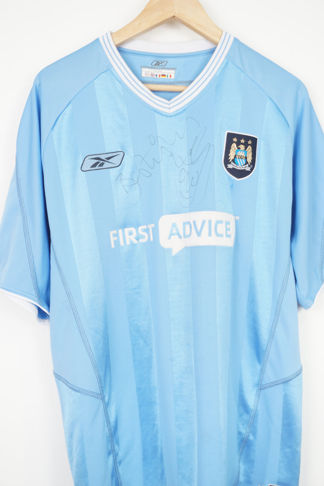 2003-2004 Manchester City Home Football Shirt