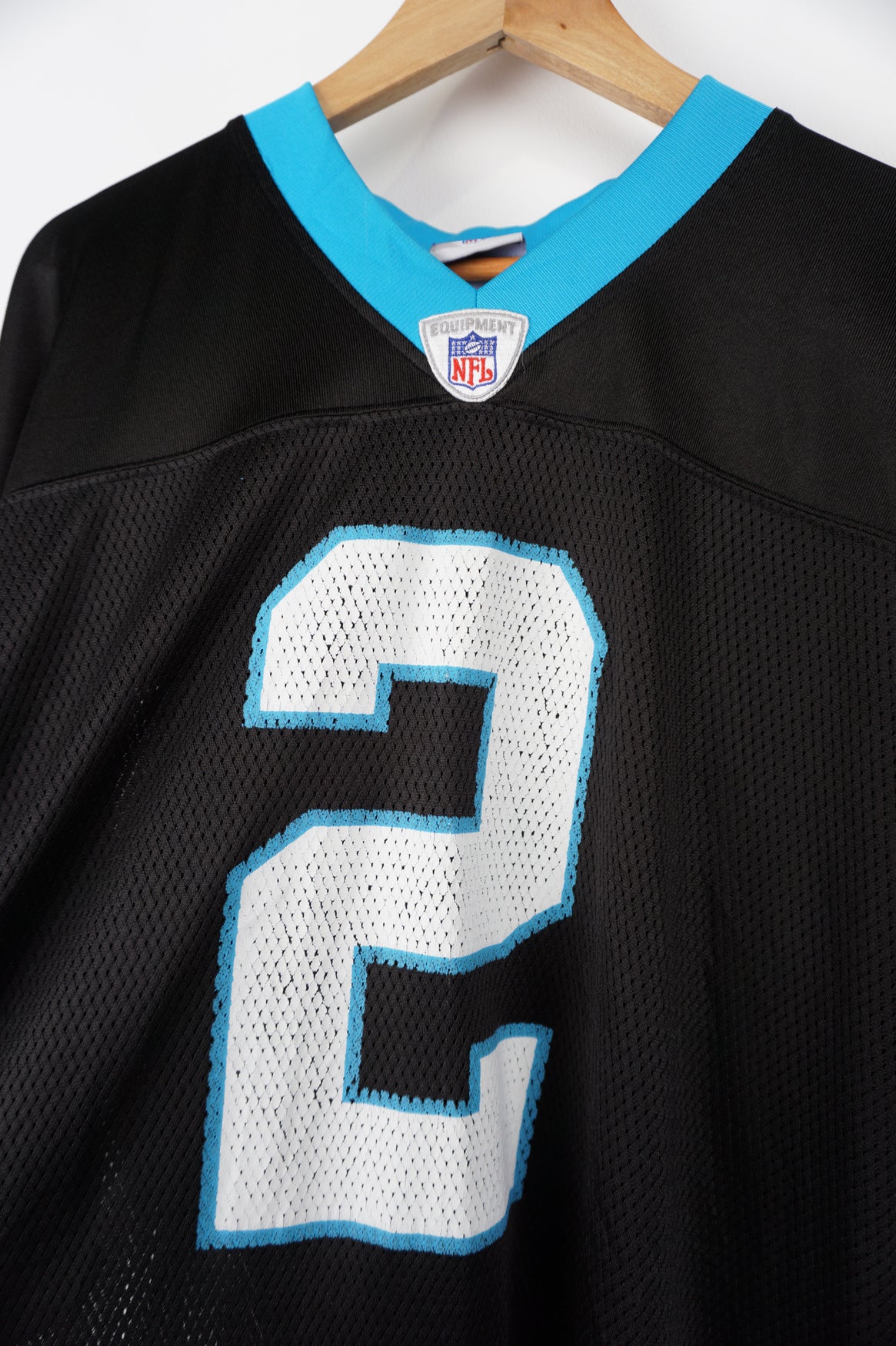 2010 CAROLINA PANTHERS CLAUSEN #2 REEBOK ON FIELD JERSEY (HOME) XXL