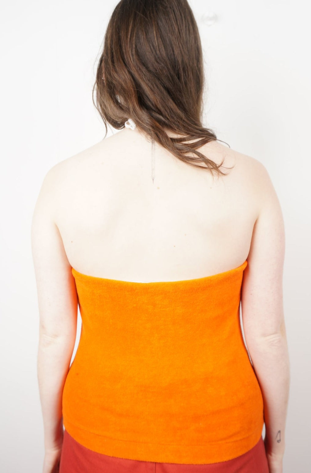 Nike Orange Halter-neck Top