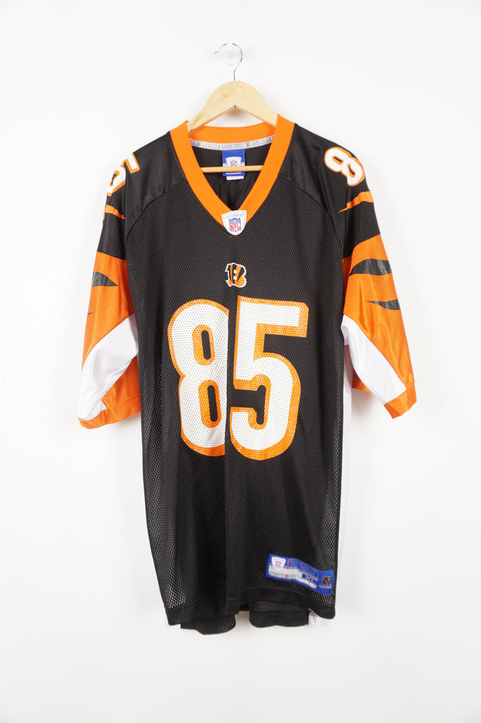 2005-06 CINCINNATI BENGALS C. JOHNSON #85 REEBOK ON FIELD JERSEY (HOME -  Classic American Sports