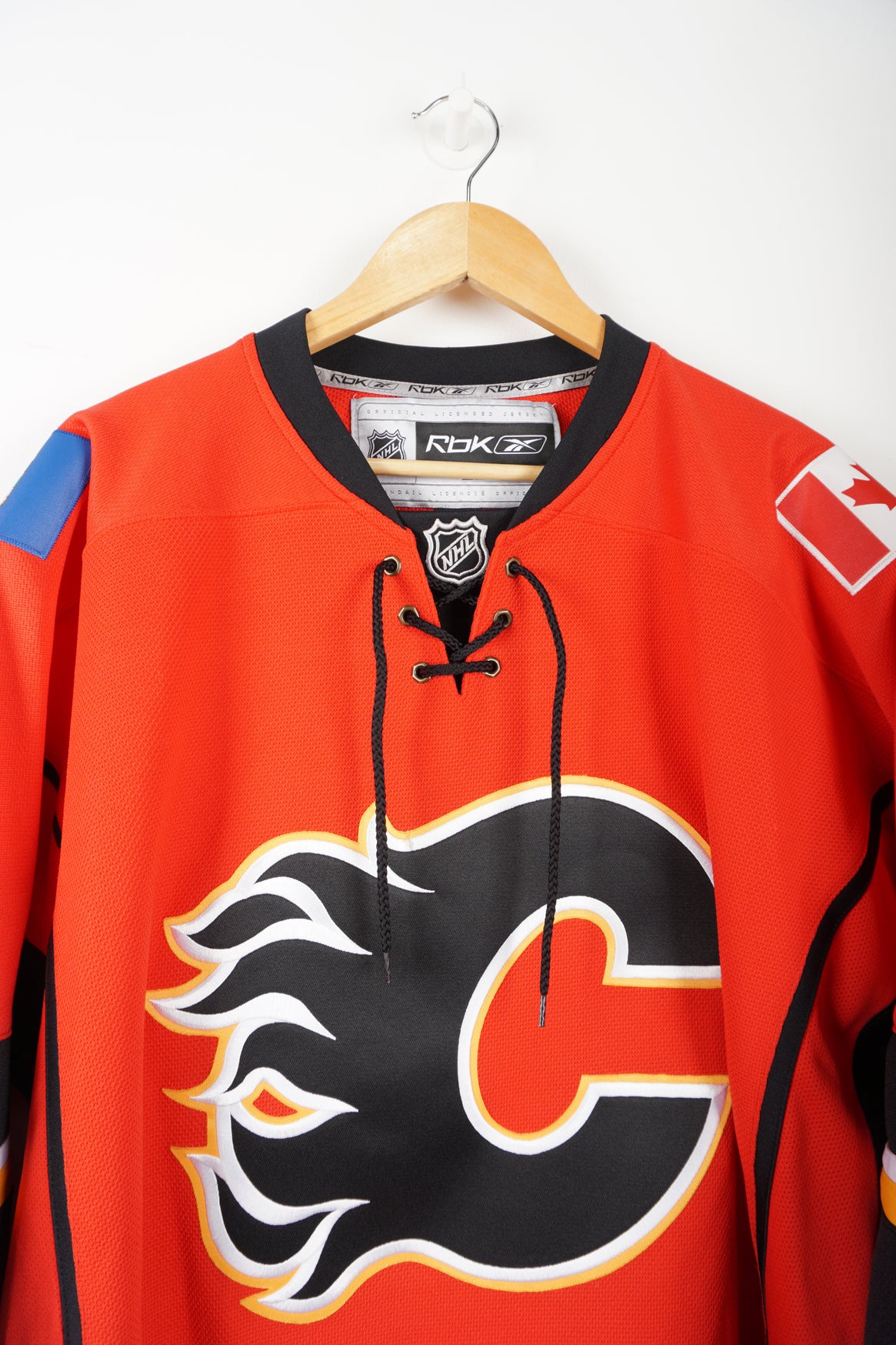 Reebok NHL Calgary Flames Home Premier Jersey - NHL from USA Sports UK