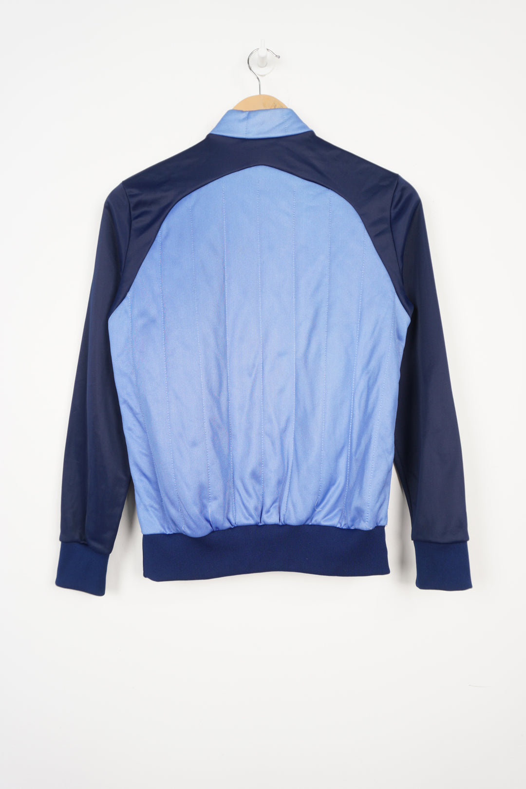 Blue track top with Adidas Ventex logo on the chest