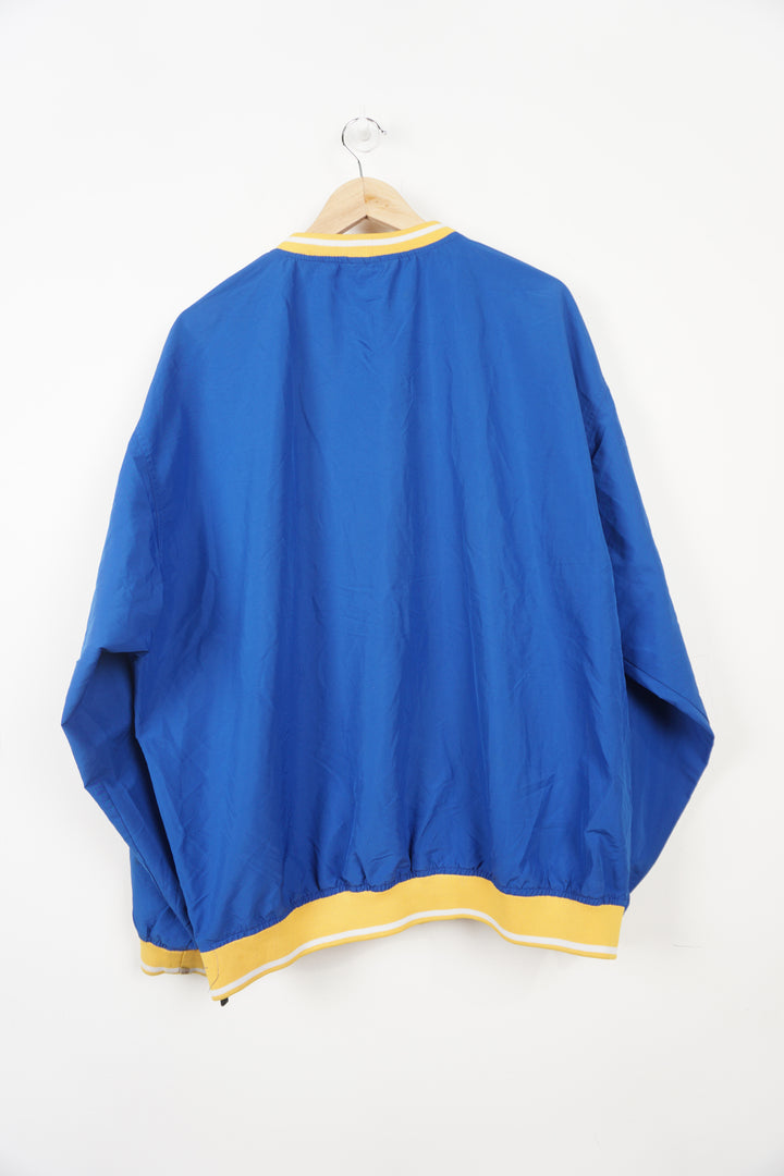 Vintage Nike x Seattle Mariners blue nylon training top with embroidered details and pockets