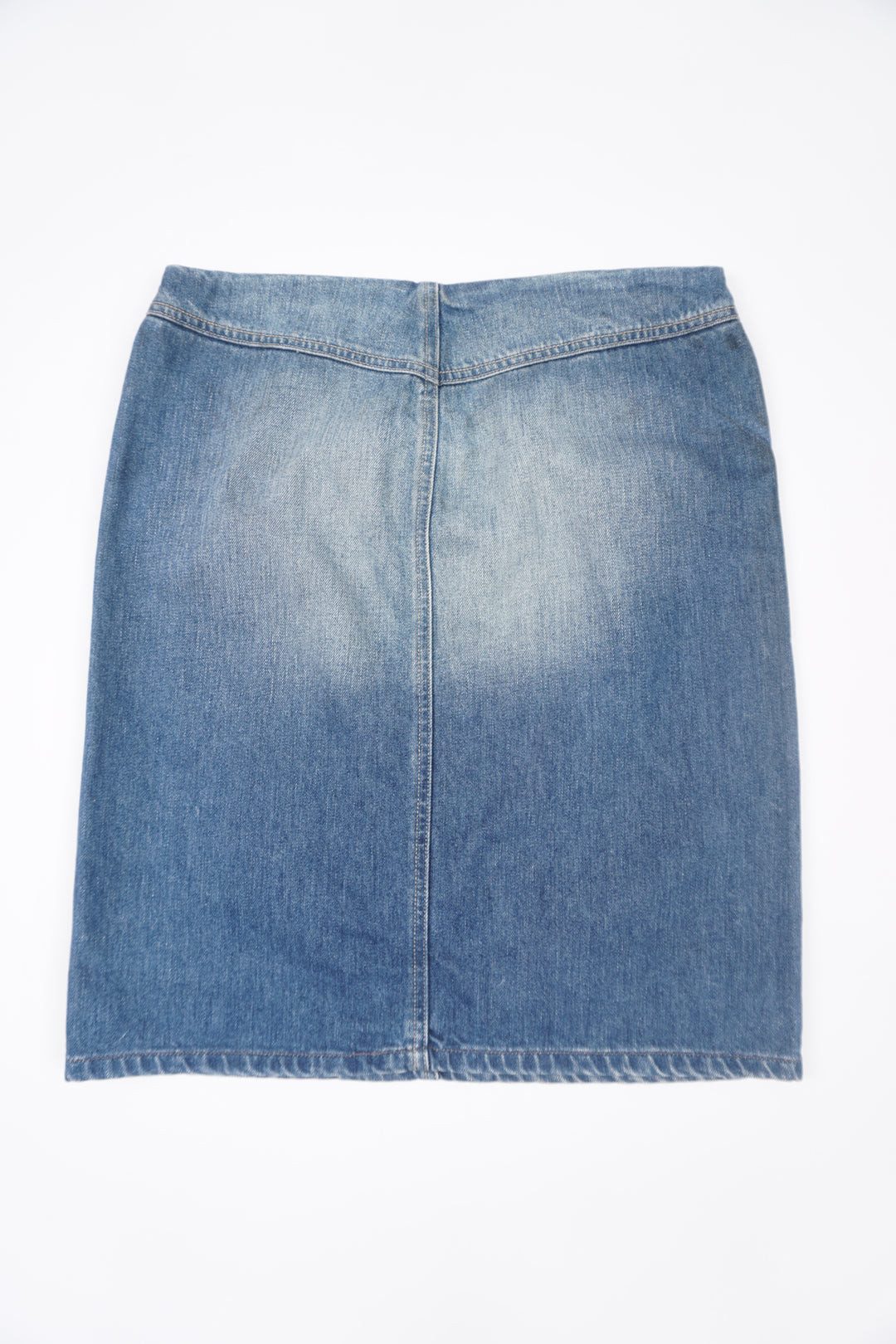 Vintage Diesel denim above the knee skirt with logo on the pocket