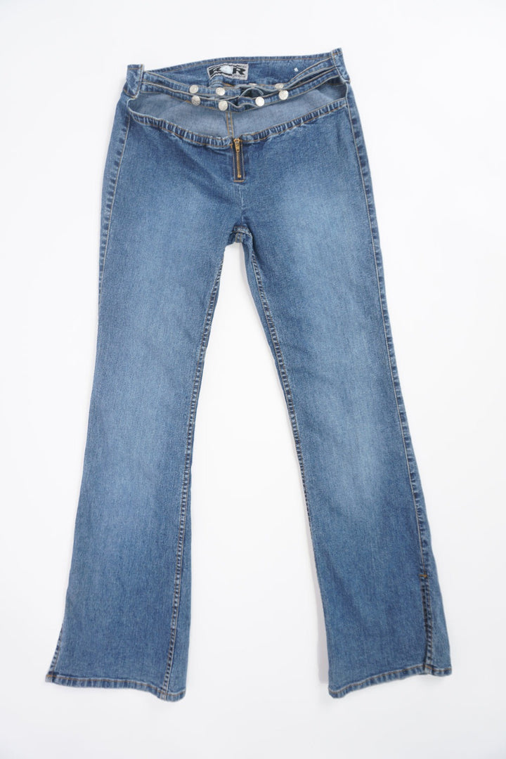 Y2K Flared Rave Jeans