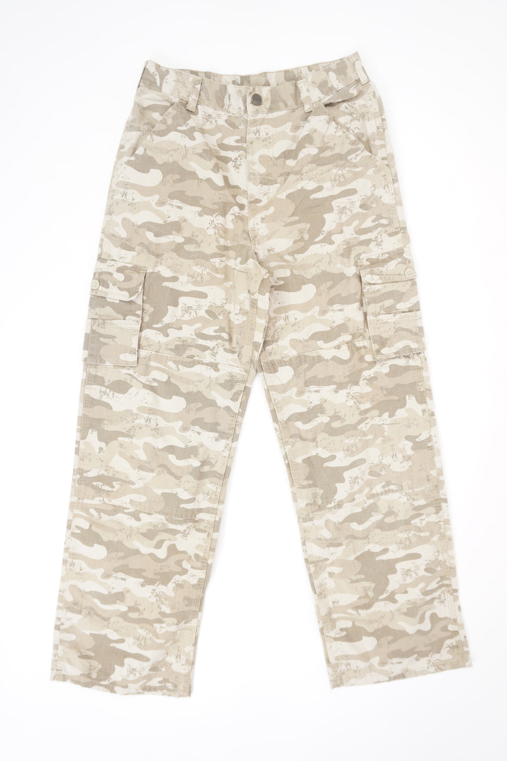 Carhartt camouflage 100% cotton cargo style trousers with multiple pockets