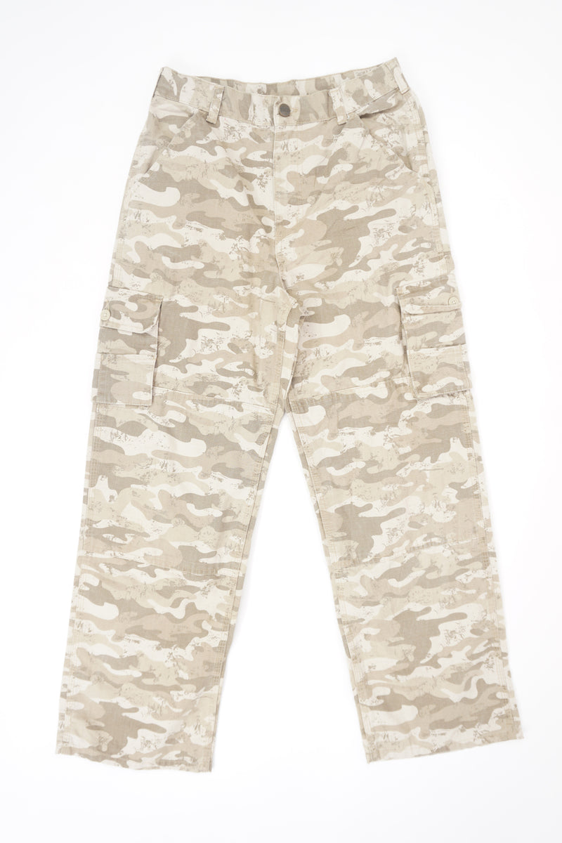 Carhartt camouflage 100% cotton cargo style trousers with multiple pockets