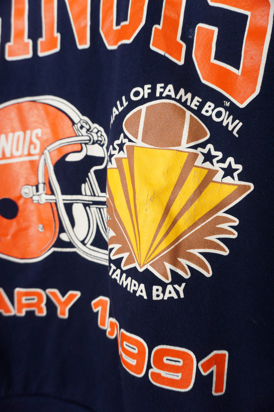 Vintage 90s Illinois Hall of Fame Bowl Sweatshirt