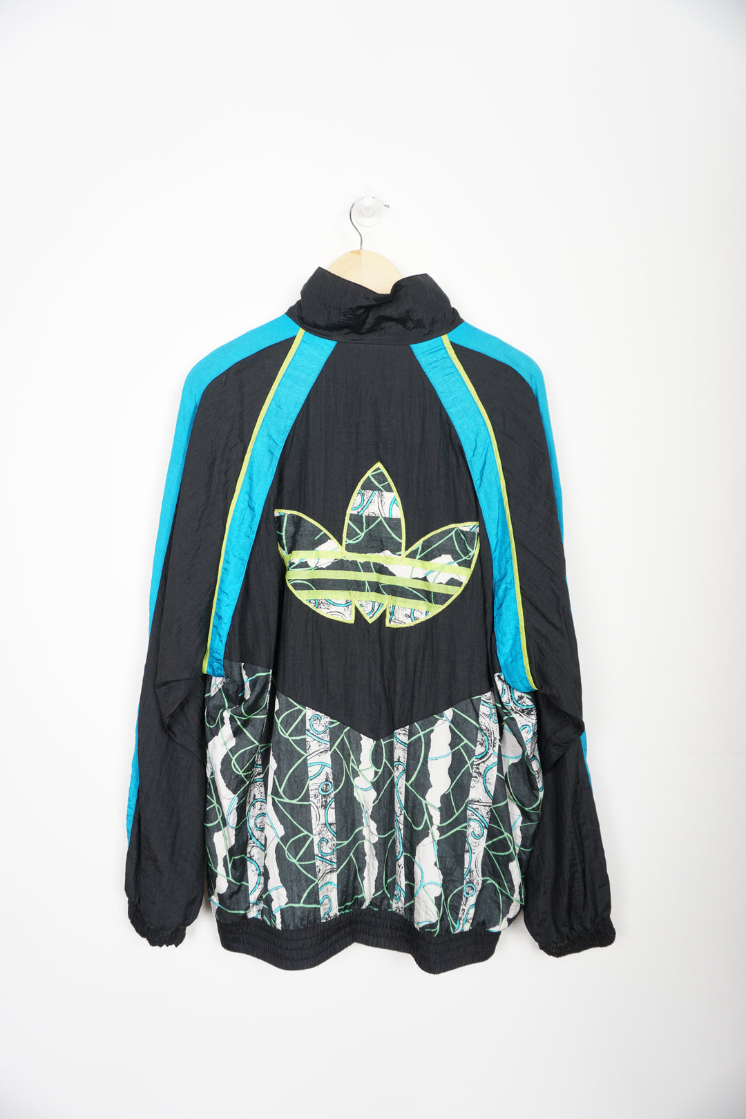 Vintage 90's Patterned Adidas Shell Jacket