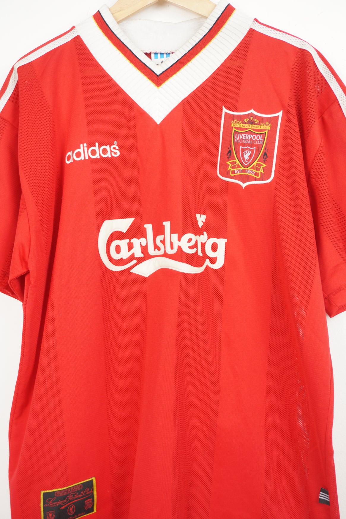 Liverpool FC Mens 1995/96 Home Carlsberg Jersey