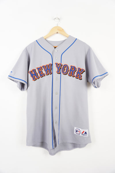 NEW YORK METS  1970's Away Majestic Throwback Customized Baseball Jersey