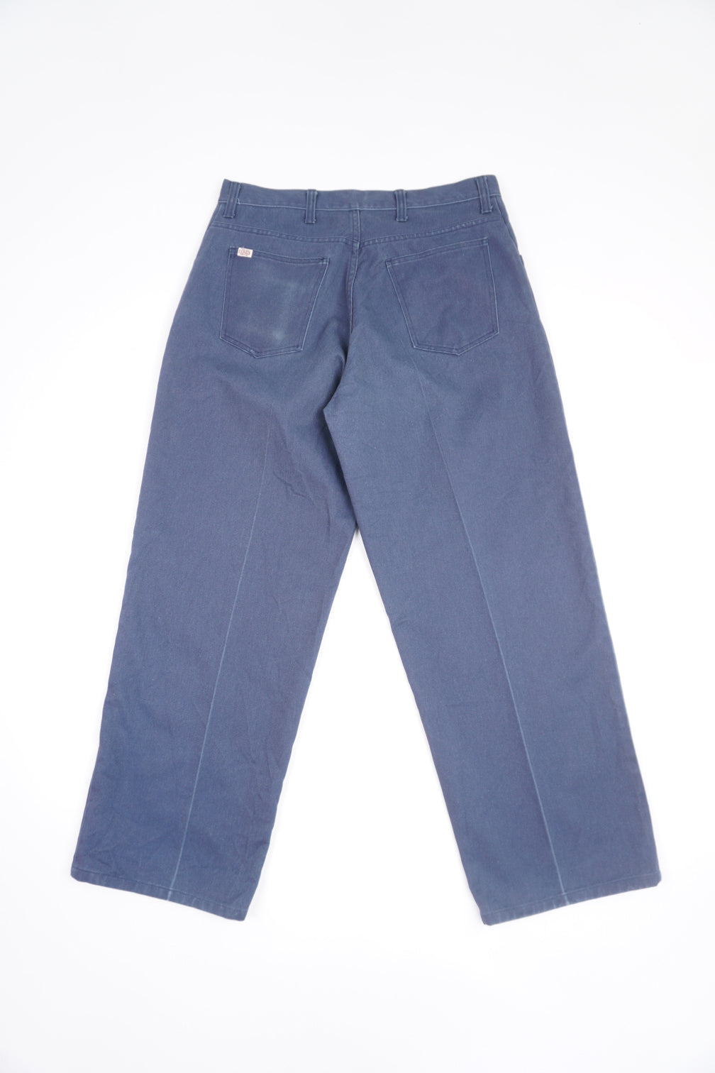 Big Mac workwear navy blue cotton trousers