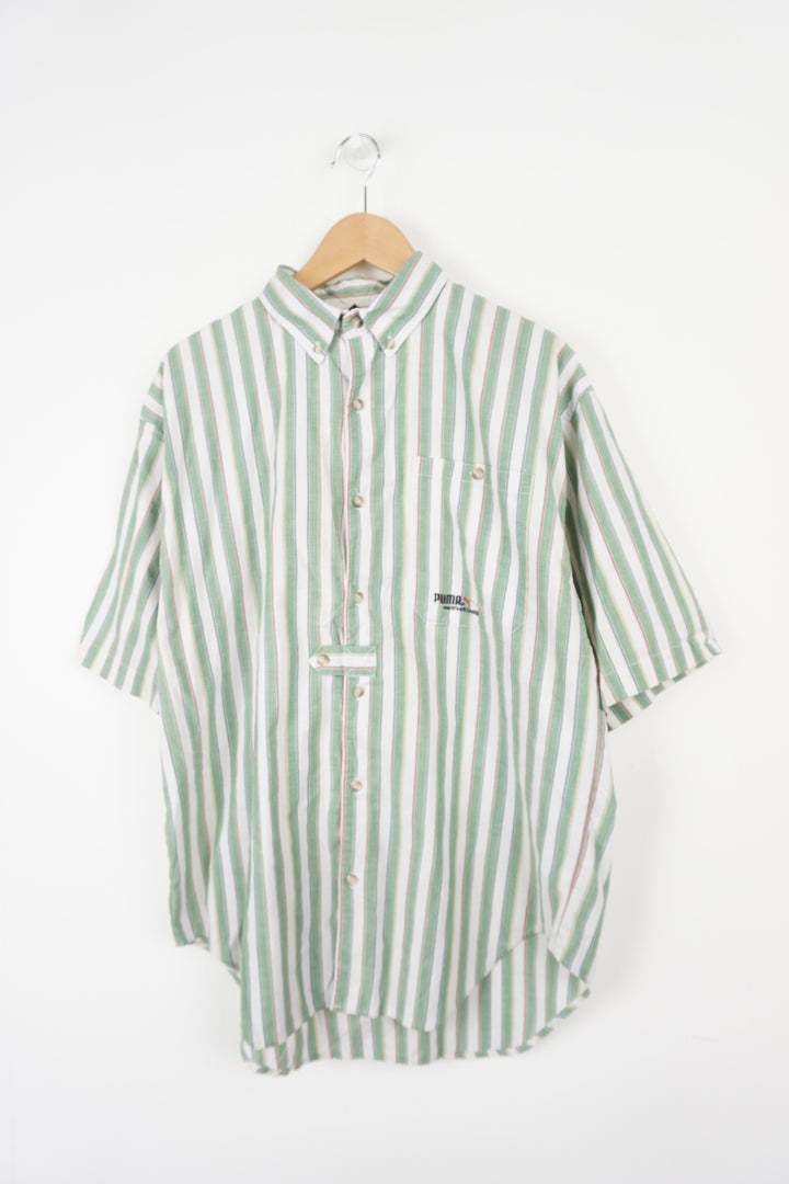 Puma Green Stripe Shirt