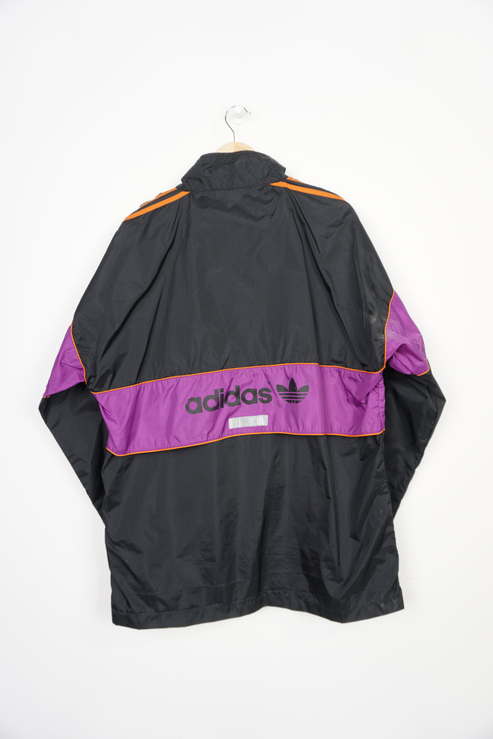 Adidas track jacket with full zip and printed logo on chest 