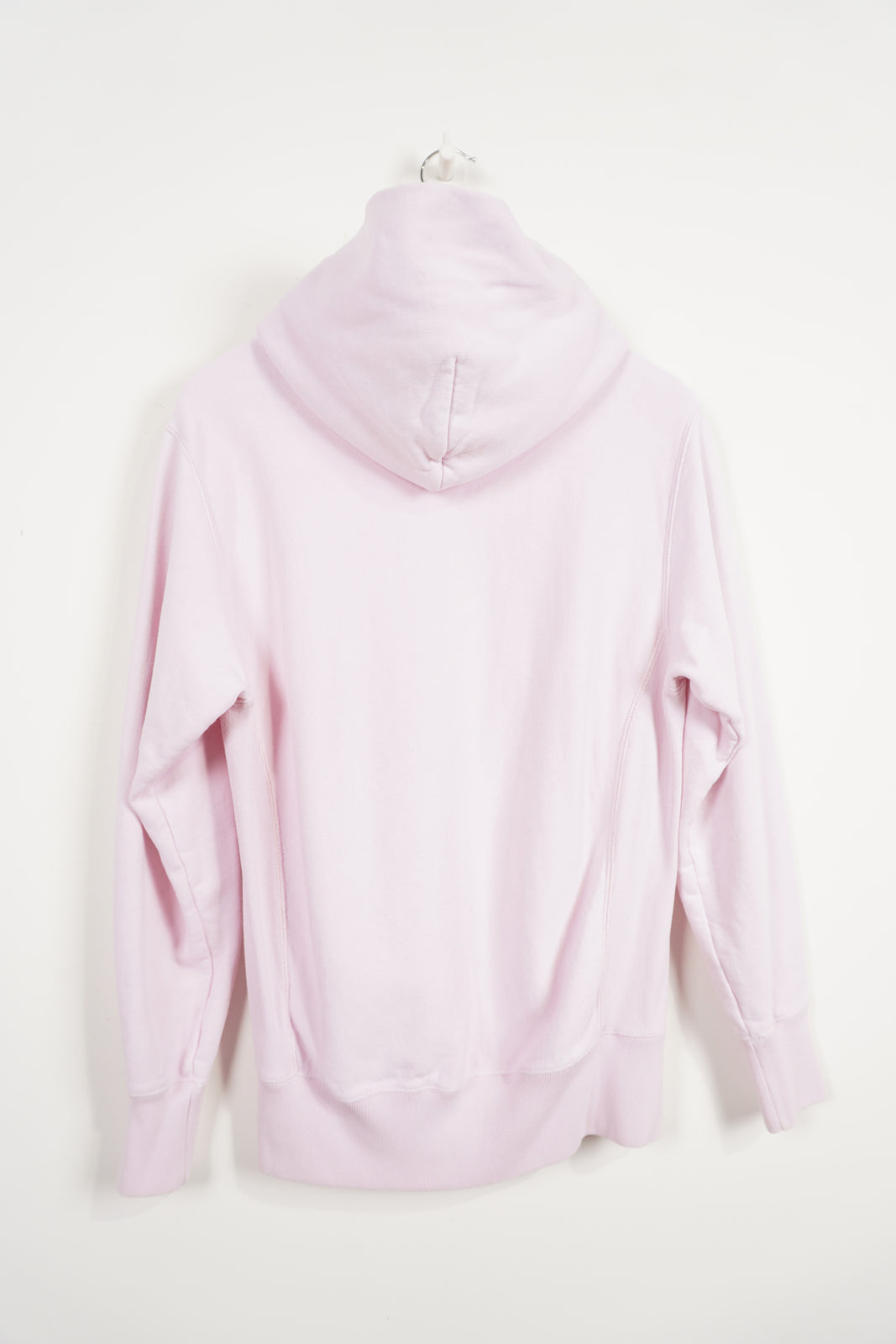 Champion Reverse weave pink small logo&nbsp;hoodie,&nbsp; small logo on chest and sleeve good condition, missing drawstrings Size in Label: S