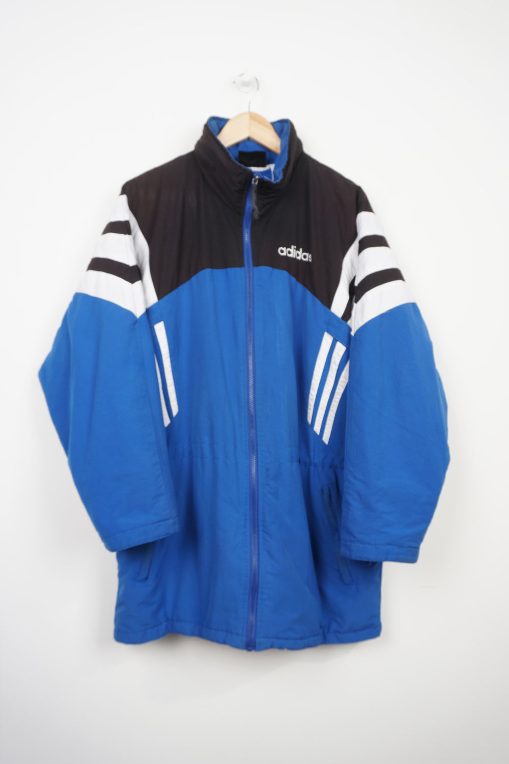 Vintage 90's Navy Blue Adidas Coat – VintageFolk