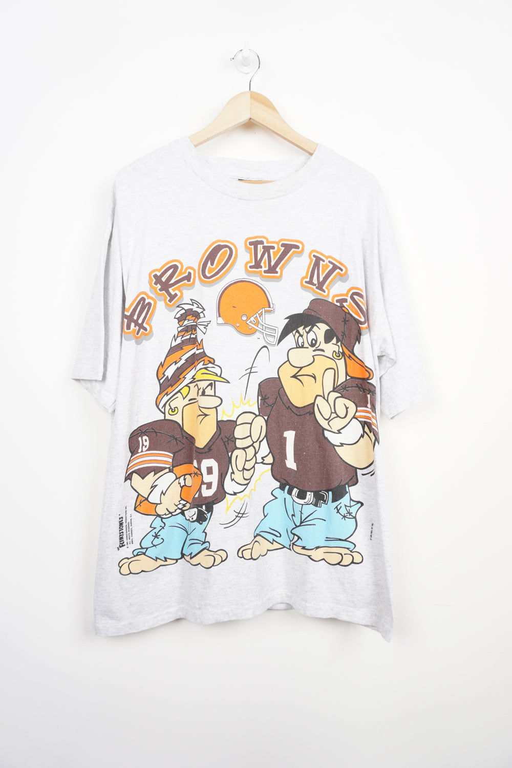 Vintage Cleveland Browns Flintstones Tee. Size XL. Available in