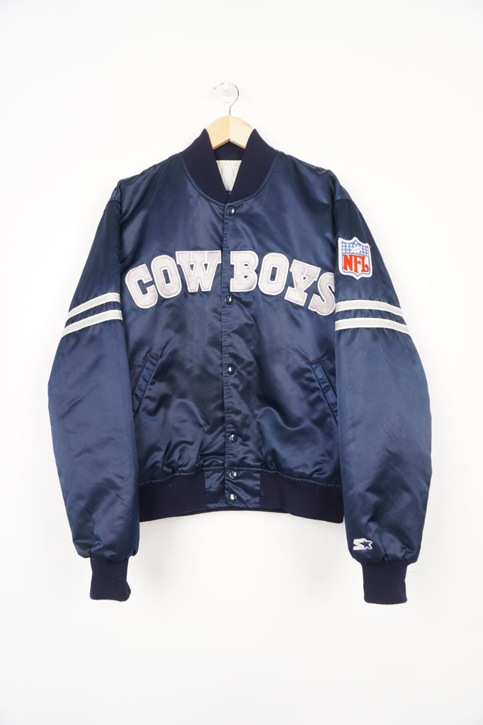 S/M - Vintage Dallas Cowboys Quilted Satin Starter Jacket – Twisted Thrift