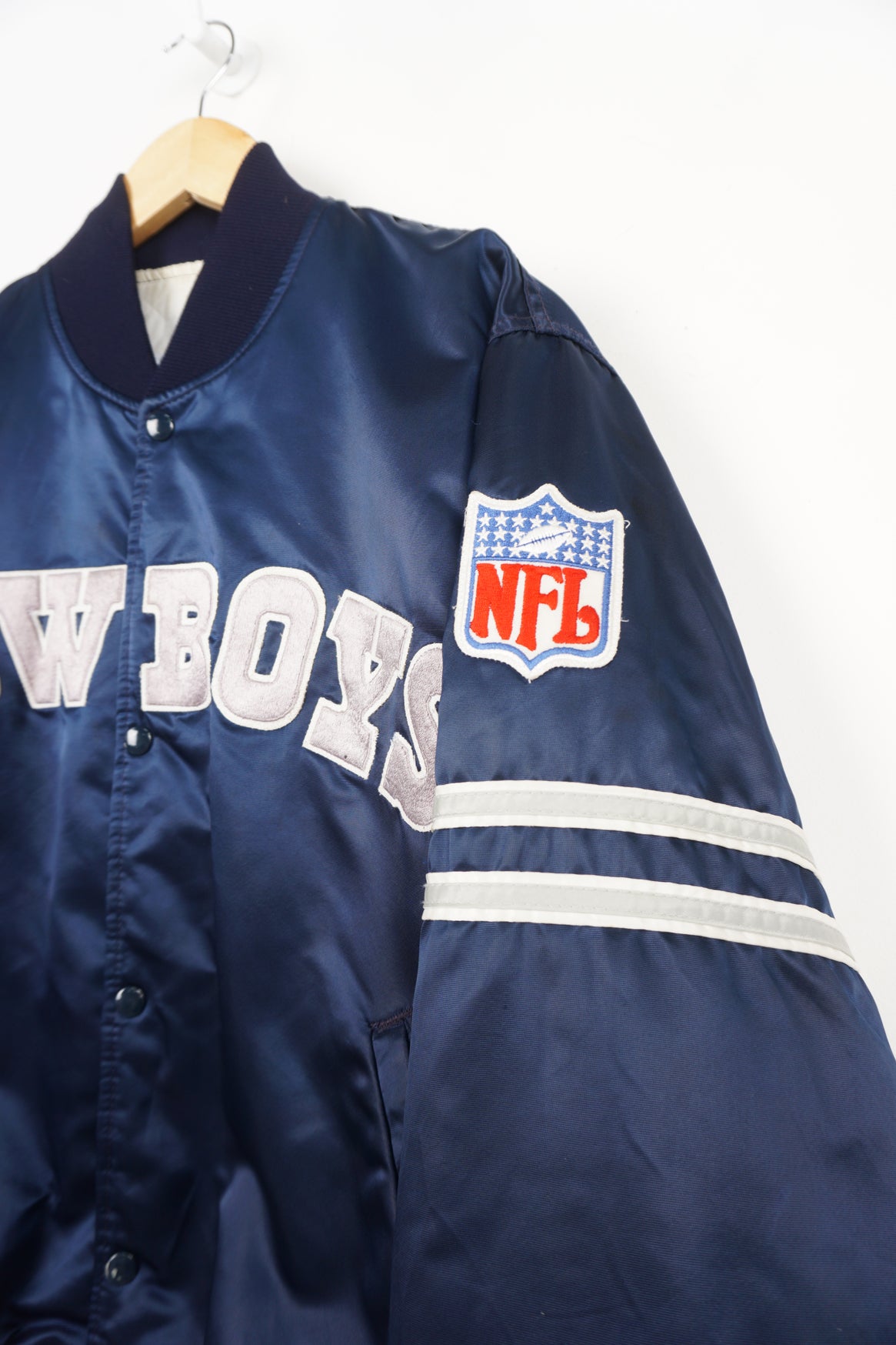 Dallas Cowboys Blue and Grey Bomber Jacket