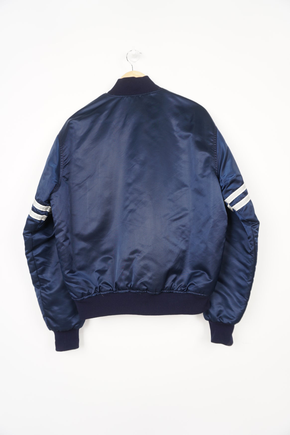 S/M - Vintage Dallas Cowboys Quilted Satin Starter Jacket