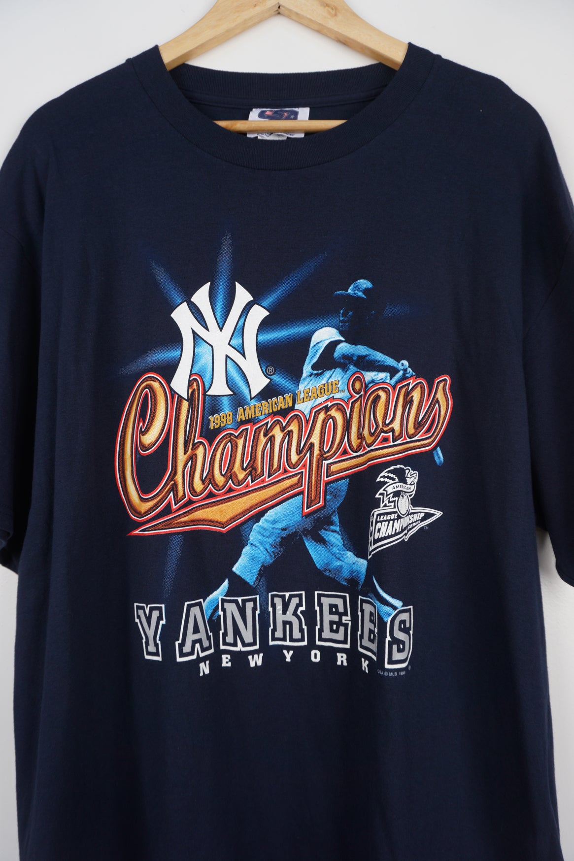 Vintage MLB New York Yankees Graphic Blue T-Shirt – VintageFolk