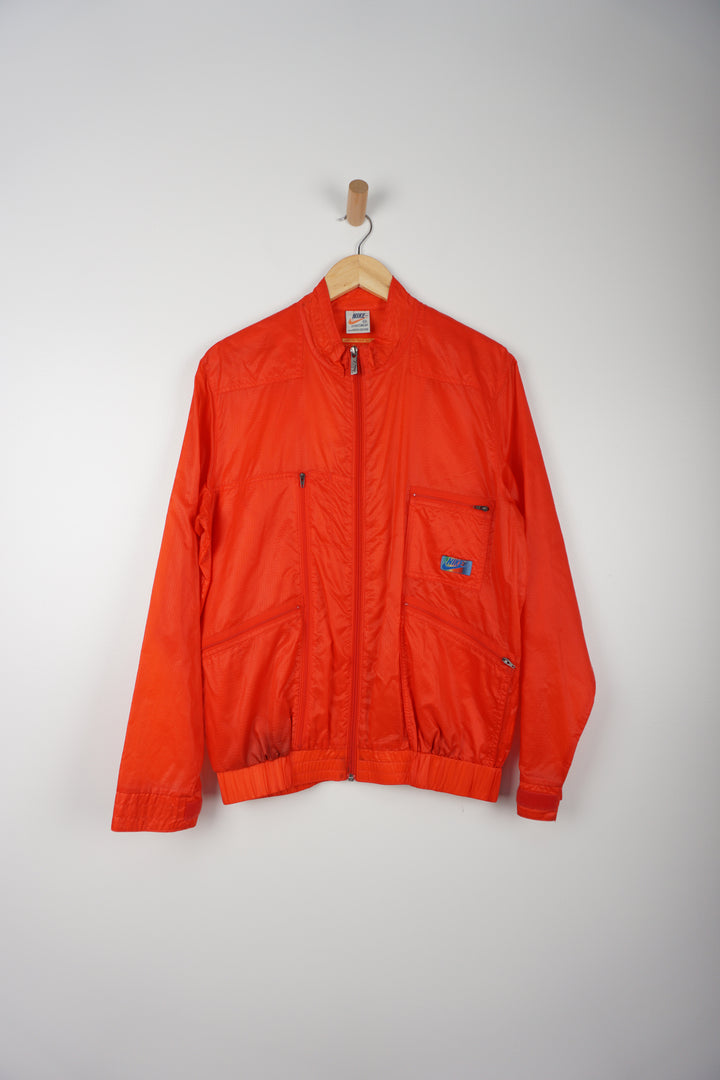 Vintage Nike Red Windbreaker Tracksuit Top