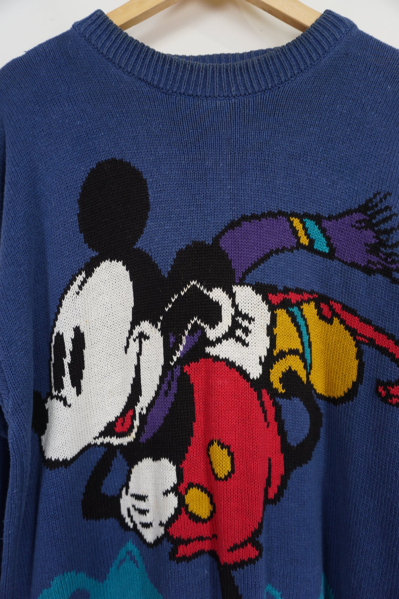 Mickey mouse knit sweater best sale