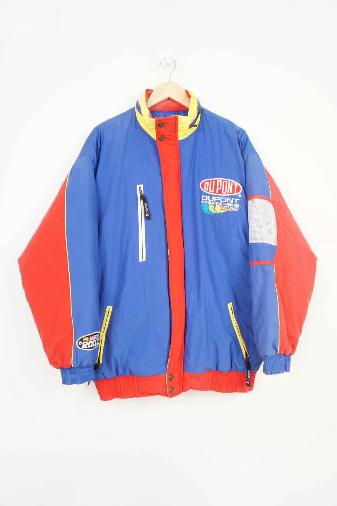 Vintage Dupont NASCAR quilted racing jacket by Chase Authentic&