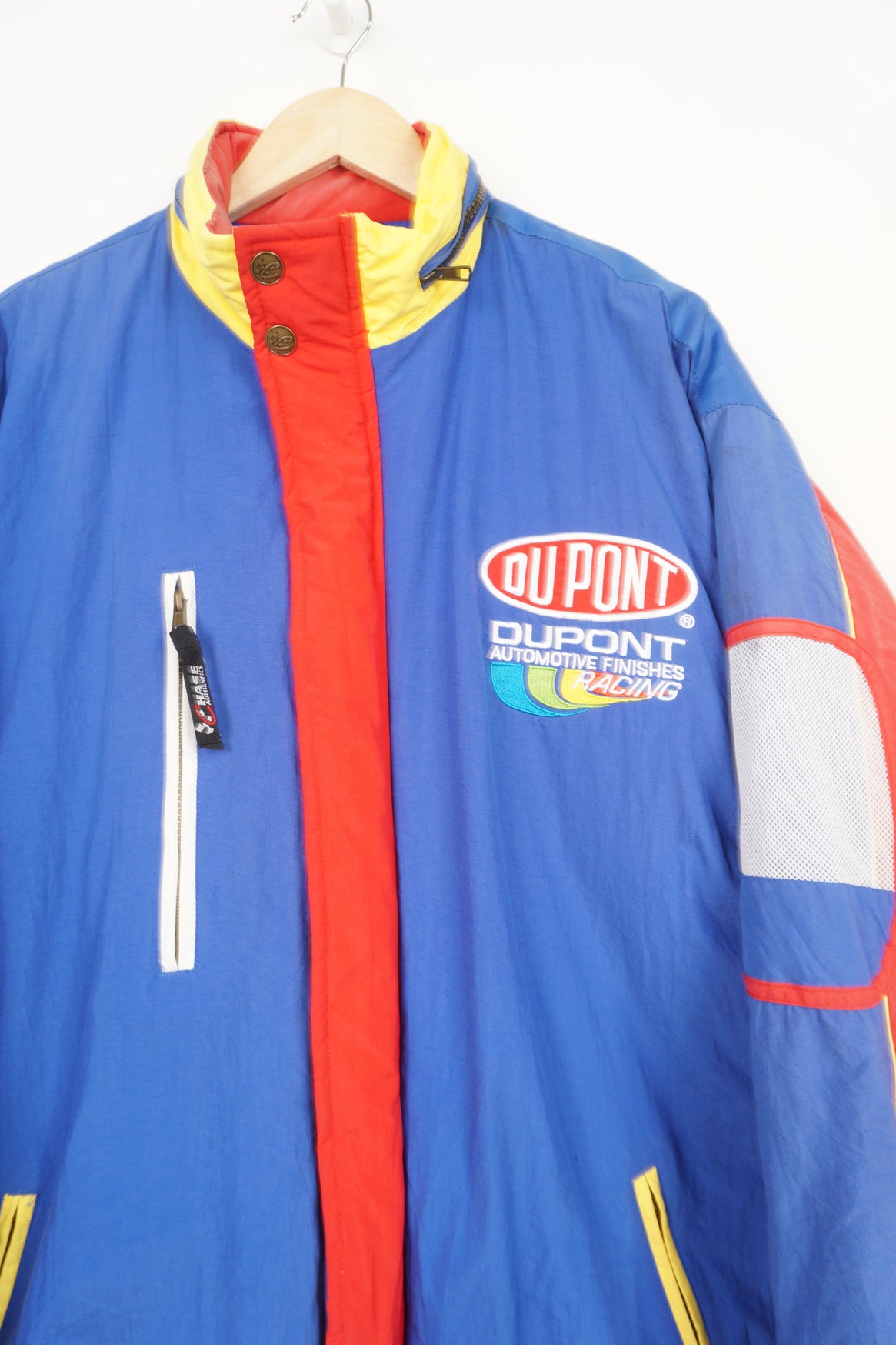 Vintage Dupont NASCAR quilted racing jacket by Chase Authentic&