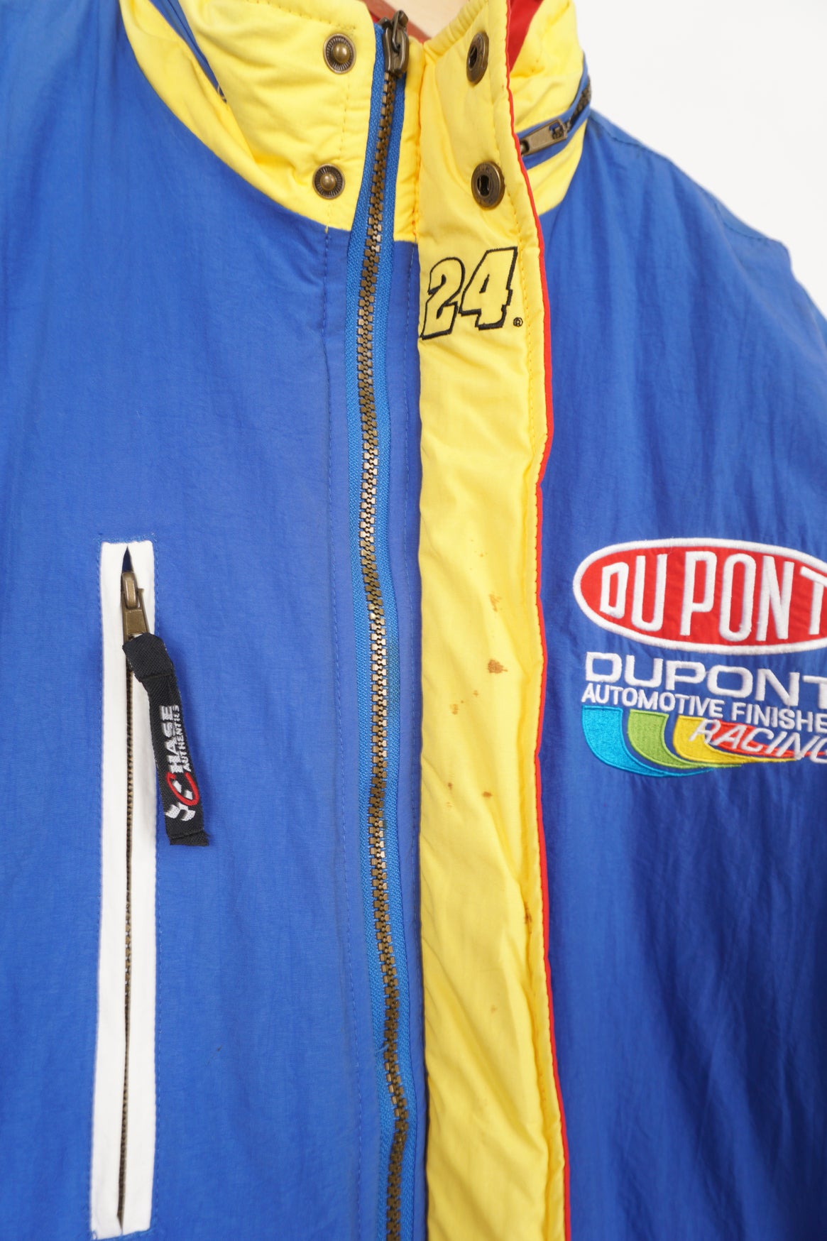 Vintage Dupont NASCAR quilted racing jacket by Chase Authentic&