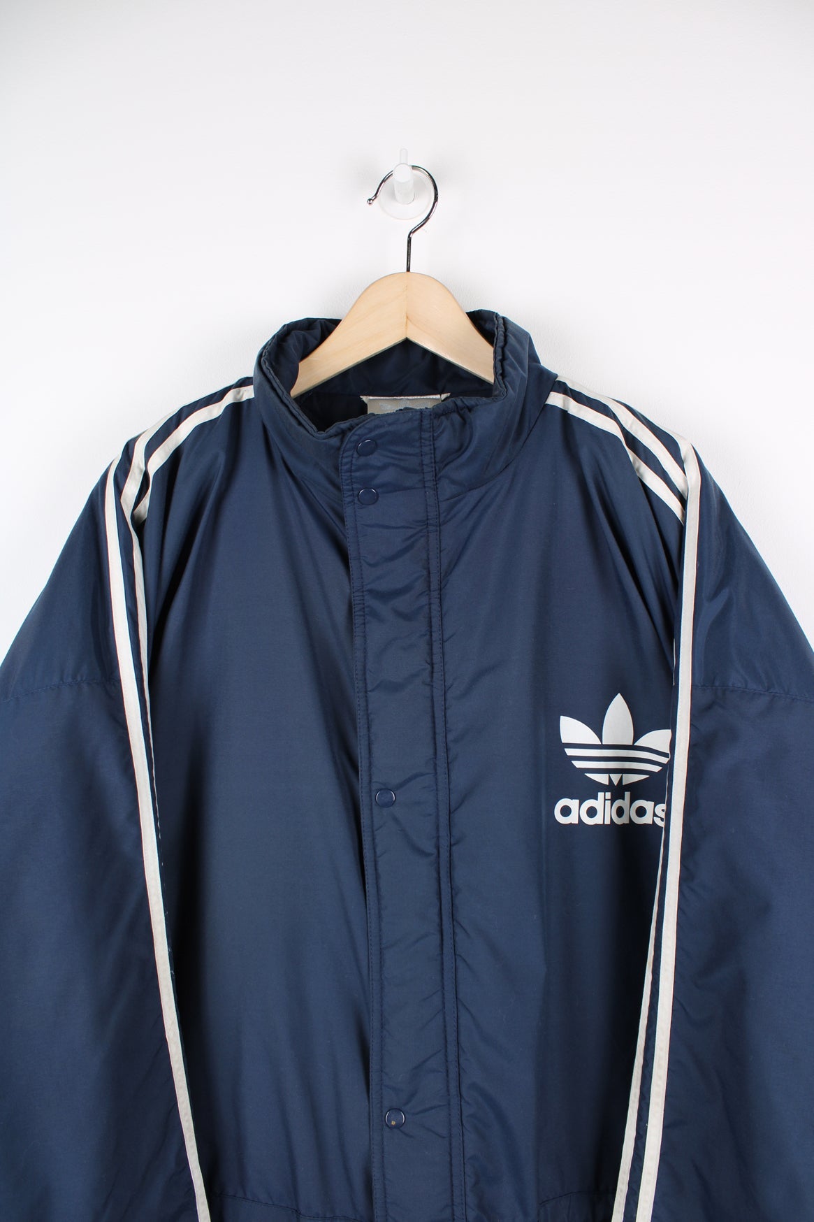 Blue adidas coat on sale