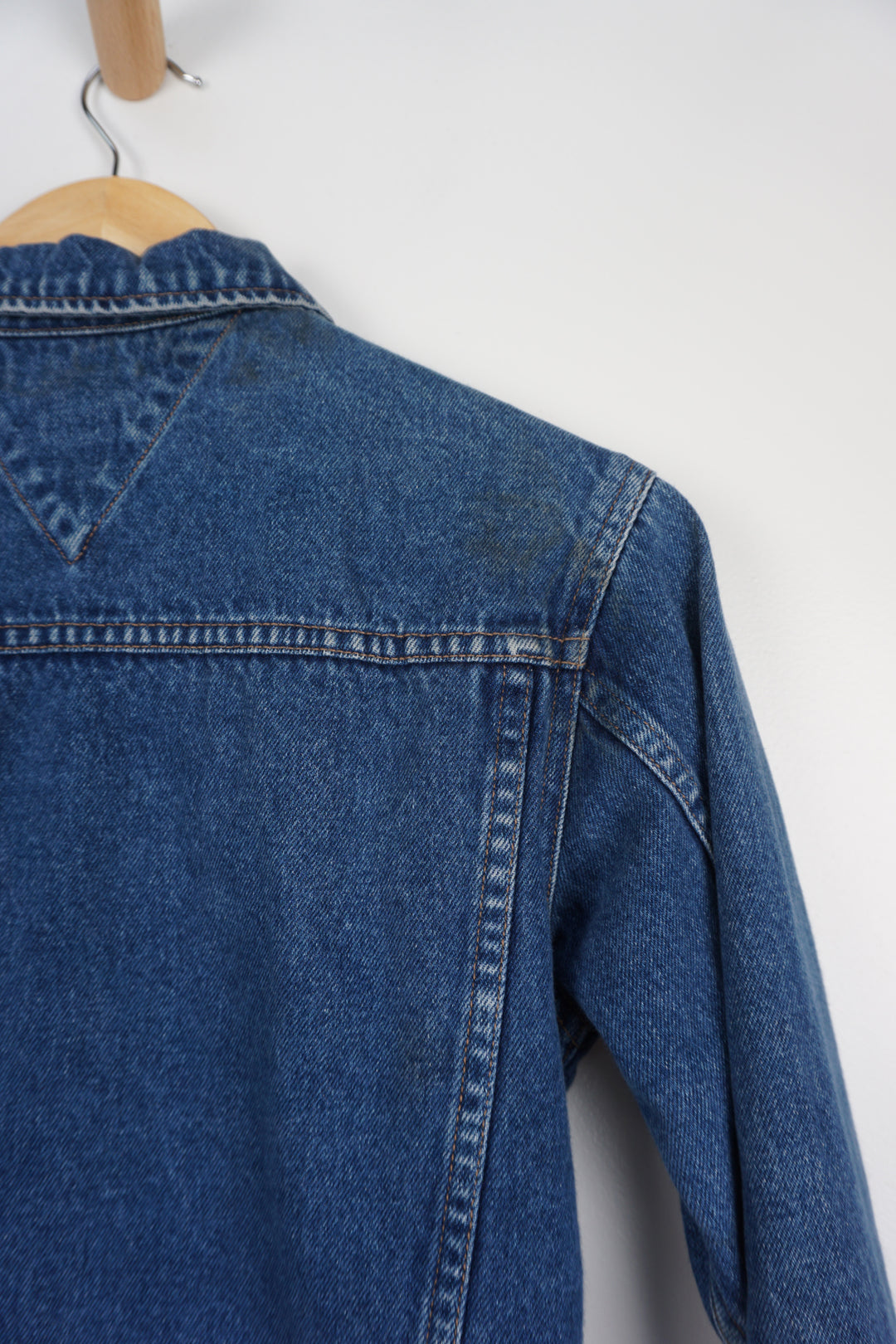 Tommy Hilfiger Dark Blue Cropped Denim Jacket