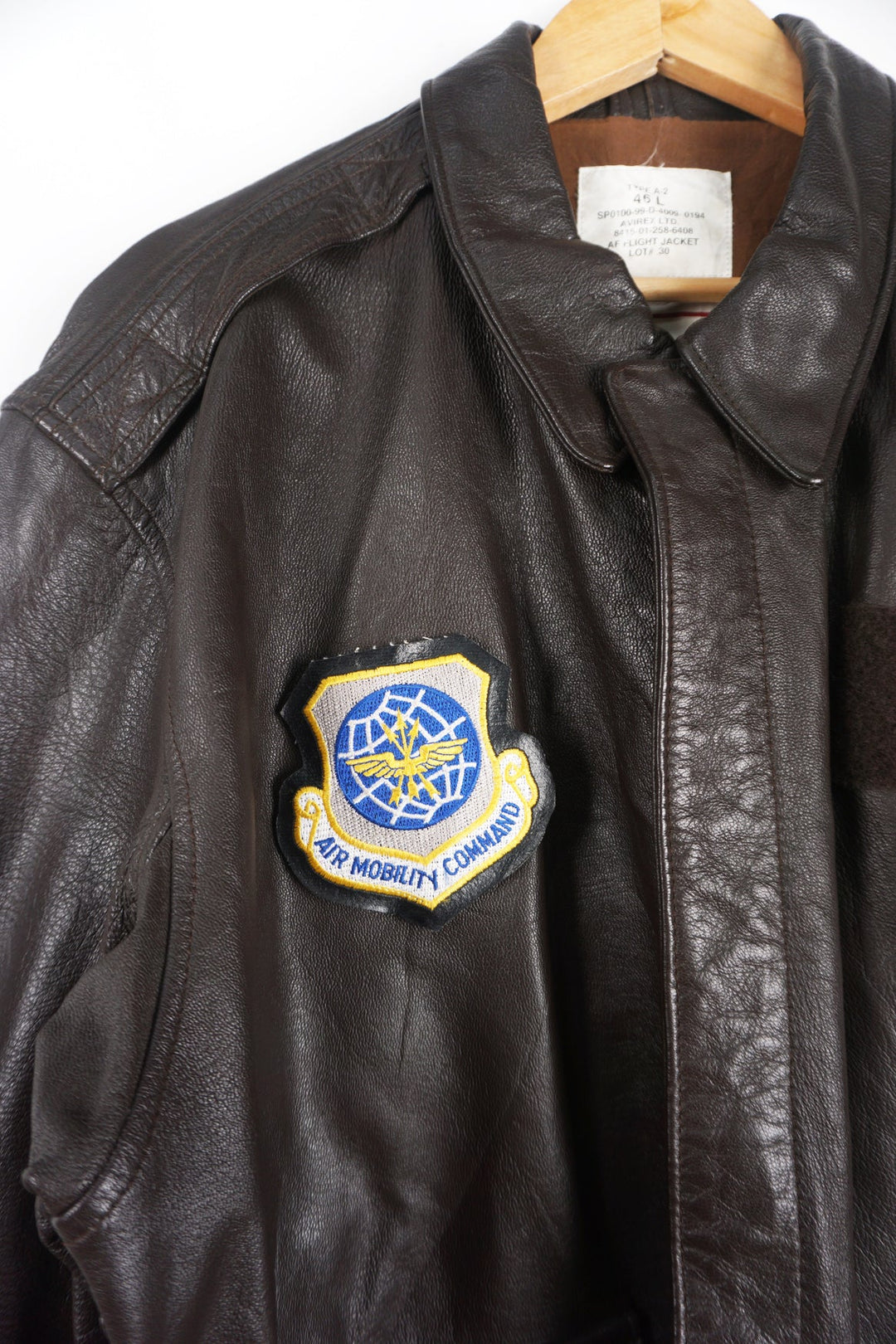 Vintage Leather Flyers Brown Jacket