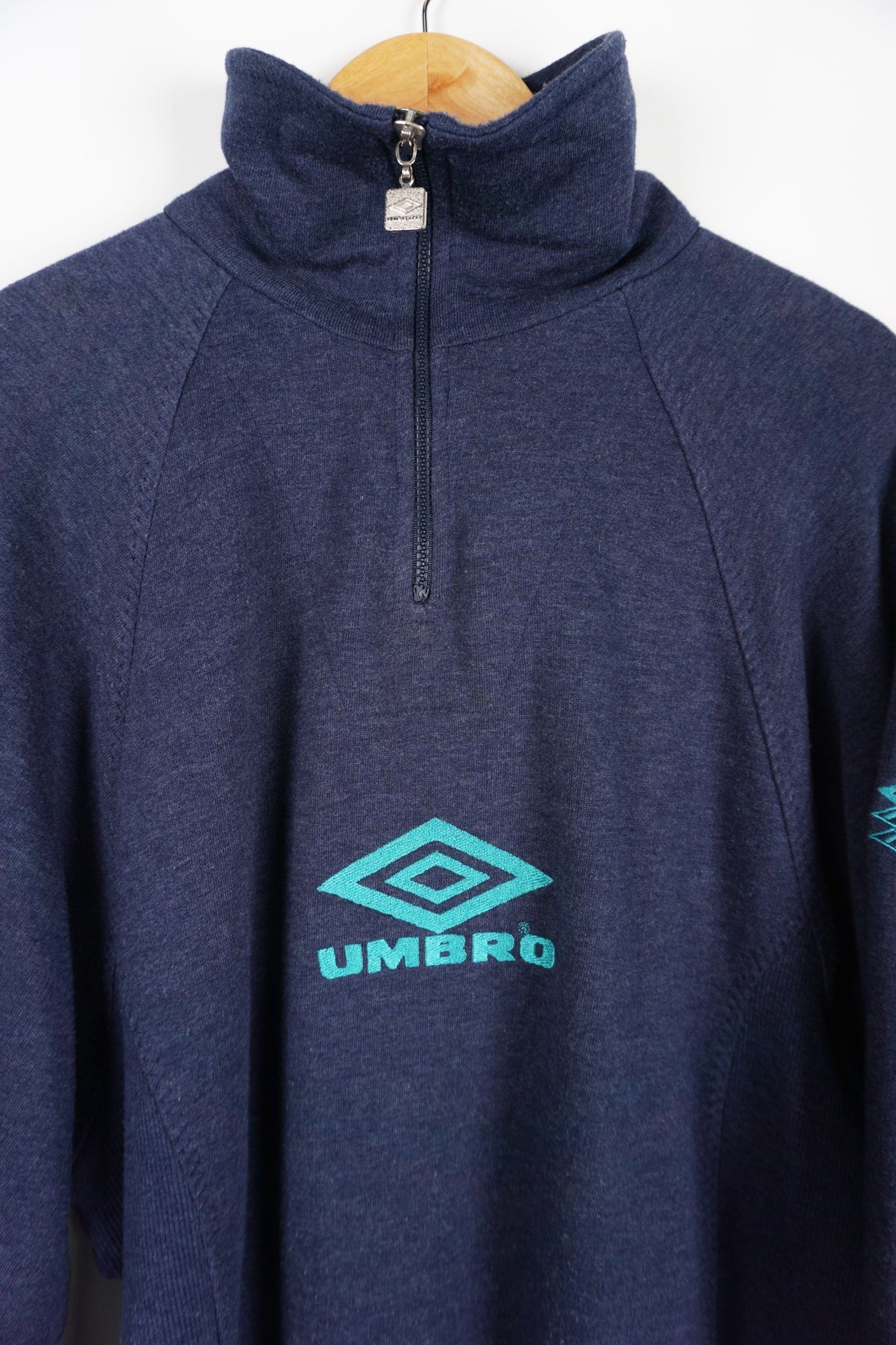 Vintage Umbro Blue Zip Sweatshirt – VintageFolk