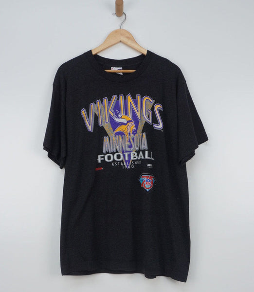 Vintage Minnesota Vikings NFL Football T Shirt by Garan Made 